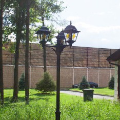 Ретро-фонари в поселке Елочка
